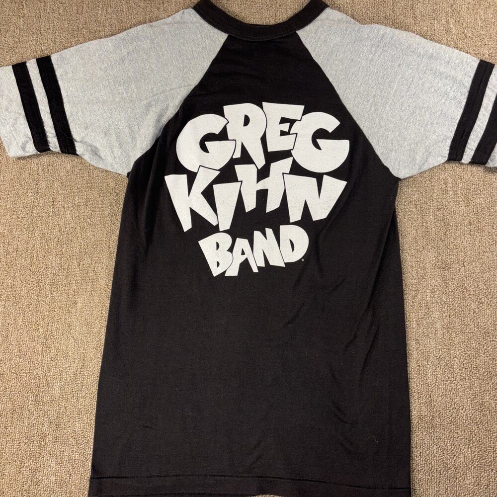 Vintage 1980s Greg Kihn Band Concert T-shirt Men’s Medium Black 14.5x24